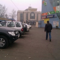 Photo taken at Pryvokzalna Square by Валерия С. on 11/24/2012