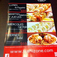 Photo taken at Sushi Zone by José V. on 6/22/2014
