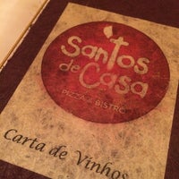 Photo taken at Santos da Casa Pizza &amp;amp; Bistro by Carlos N. on 4/12/2014