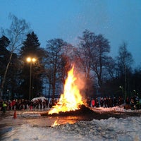 Photo taken at Nuotiopaikka by Anastasia R. on 3/30/2013
