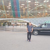 Photo taken at haydar aliyev uluslarası havaalanı by Eray Eray E. on 6/26/2021