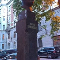 Photo taken at Памятник Шостаковичу by Nina V. on 5/22/2013