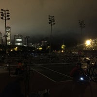 Photo taken at Grant Park Tennis Courts by Lindsay K. on 9/19/2015