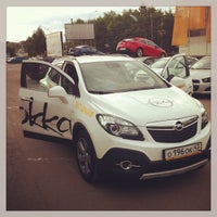 Photo taken at Автосалон Chevrolet &amp;amp; Opel (Союз) by Михаил Л. on 7/13/2013