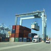 Photo taken at Pier 400: Maersk/APM Terminals by Omid L. on 5/20/2013