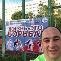 Photo taken at Стадион школы Олимпийского резерва by Pavel B. on 6/7/2018