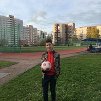 Photo taken at Стадион школы Олимпийского резерва by Pavel B. on 10/20/2018