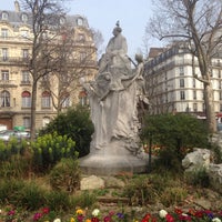 Photo taken at Place du Général Catroux by Pedro C. on 3/18/2015