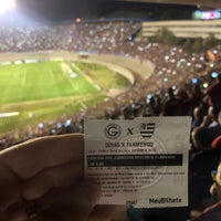 Photo taken at Estádio Serra Dourada by Pedro C. on 10/31/2019
