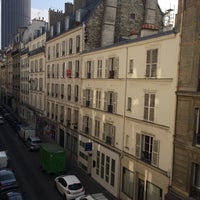 Photo taken at Hôtel Mayet by Mert M. on 3/25/2015