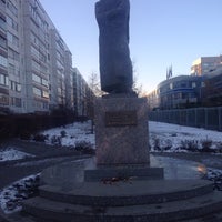 Photo taken at Памятник Д. М. Карбышеву by Вадим Ч. on 11/4/2014