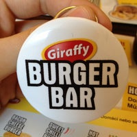 Photo taken at Giraffy Burger Bar by Martin Š. on 4/25/2013