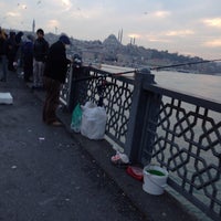 Photo taken at Galata Bridge by Sedat S. on 12/25/2016