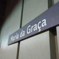 Photo taken at MetrôRio - Estação Maria da Graça by Claudia O. on 1/22/2018