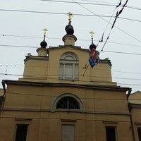 Photo taken at Храм Покрова Пресвятой Богородицы в Красном Селе by Mike M. on 1/3/2020