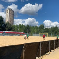 Photo taken at Стадион для пляжных видов спорта «Янтарь» by Mike M. on 8/23/2021
