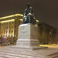 Photo taken at Памятник Чернышевскому by Mike M. on 2/18/2018
