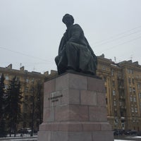 Photo taken at Памятник Чернышевскому by Mike M. on 1/12/2018