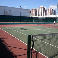 Photo taken at Fitpel Tennis Club by Marcio D. on 2/27/2014
