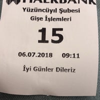 Photo taken at Halkbank by Türk Hüseyin I. on 7/6/2018