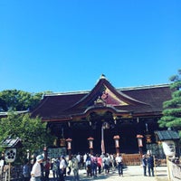 Photo taken at Kitano-Tenmangū Shrine by o t. on 9/28/2015