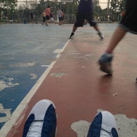 Photo taken at Basketball Court @Perfect Place by Tanakorn M. on 1/25/2014