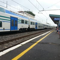 Photo taken at Stazione Pomezia - Santa Palomba by Federico C. on 11/5/2012