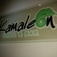 Photo taken at Kamaleon Grill e Bar by Ted N. on 3/28/2013