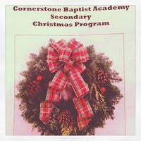 Photo taken at Cornerstone Baptist Academy by Cristopher S. on 12/19/2012