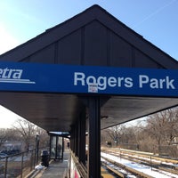 Photo taken at Metra - Rogers Park by Chris S. on 3/8/2013