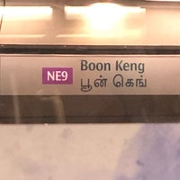 Photo taken at Boon Keng MRT Station (NE9) by Clarke B. on 12/29/2018