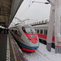 Photo taken at Поезд № 774 «Сапсан» Москва — Санкт-Петербург by Shinichi T. on 2/19/2018