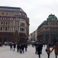 Photo taken at Stephansplatz by Jakub on 3/3/2018