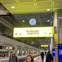 Photo taken at Arlanda Express (Stockholm C) by Mitchell S. on 11/17/2022