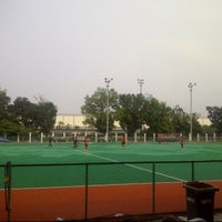 Photo taken at Hockey Field Astroturf - Senayan by Belinda S. on 10/7/2012