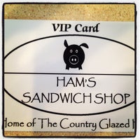 Photo taken at Ham&amp;#39;s Sandwich Shop by Melissa A. on 4/10/2013