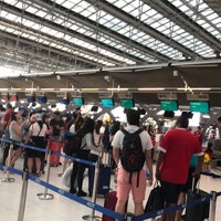 Photo taken at Cathay Pacific (CX) Check-in by JK on 5/13/2019