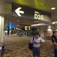 Photo taken at Gate D35 by JK on 8/14/2016