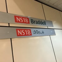 Photo taken at Braddell MRT Station (NS18) by JK on 8/30/2016
