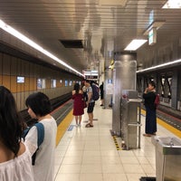 Photo taken at 都営浅草線・京成 押上駅 1-2番線ホーム by JK on 9/7/2019