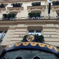 Photo taken at Grand Hôtel Lévêque by Mike L. on 1/31/2013
