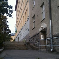 Photo taken at Kallion lukio by Anni H. on 10/8/2012