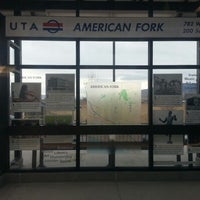 Photo taken at UTA FrontRunner American Fork Station by Charles S. on 12/1/2012
