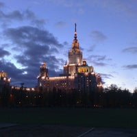 Photo taken at Легкоатлетический манеж МГУ by Gatita on 10/1/2012