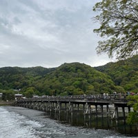Photo taken at Arashiyama by Bec C. on 4/18/2023