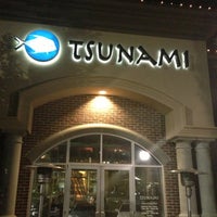 Photo taken at Tsunami Restaurant &amp; Sushi Bar by Krisi on 10/17/2012