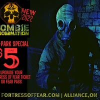 Photo taken at Fortress of Fear ScreamPark by Jason D. on 10/28/2022