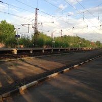 Photo taken at Ж/Д станция Электросталь by Vladimir D. on 5/14/2013