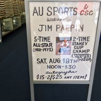 Photo taken at AU Sports Cards &amp;amp; Memorabilia by Jessica G. on 8/18/2018