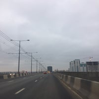 Photo taken at Молитовский мост by Oksana K. on 10/28/2017